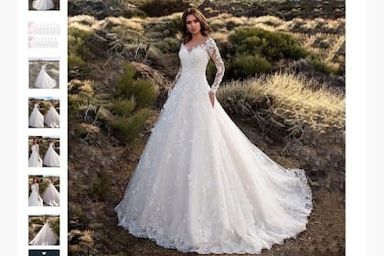 La joven quería utilizar el vestido el día de su boda