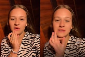 La joven recorrió el lugar para mostrar en detalle las instalaciones (Foto captura TikTok @inessalaberry)