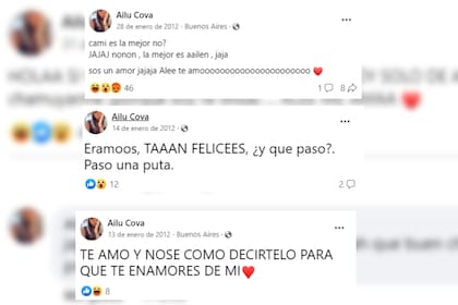 La joven refería a un amor que sentía (Captura Facebool Ailu Cova)