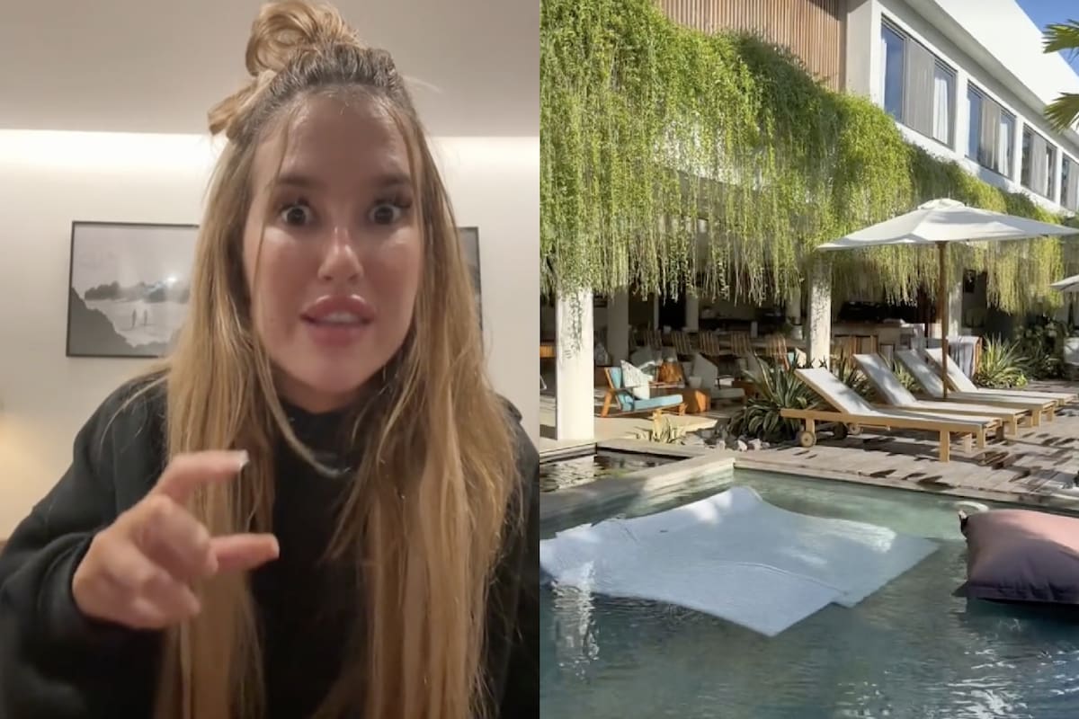 La joven reservó un alojamiento en Bali por la popular plataforma sin saber que se trataba de un hotel entero
