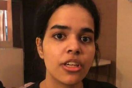 La joven saudí de 18 años, Rahaf Mohammed al-Qunun
