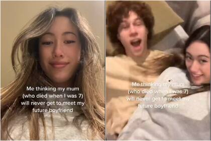 La joven tiktoker pensó que su madre que había muerto a sus 7 años nunca conocería a su novio
