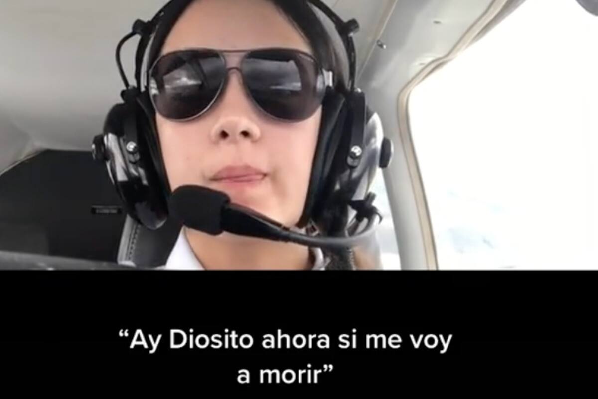 La joven volaba sola por primera vez y una importante tormenta complicó todos sus planes