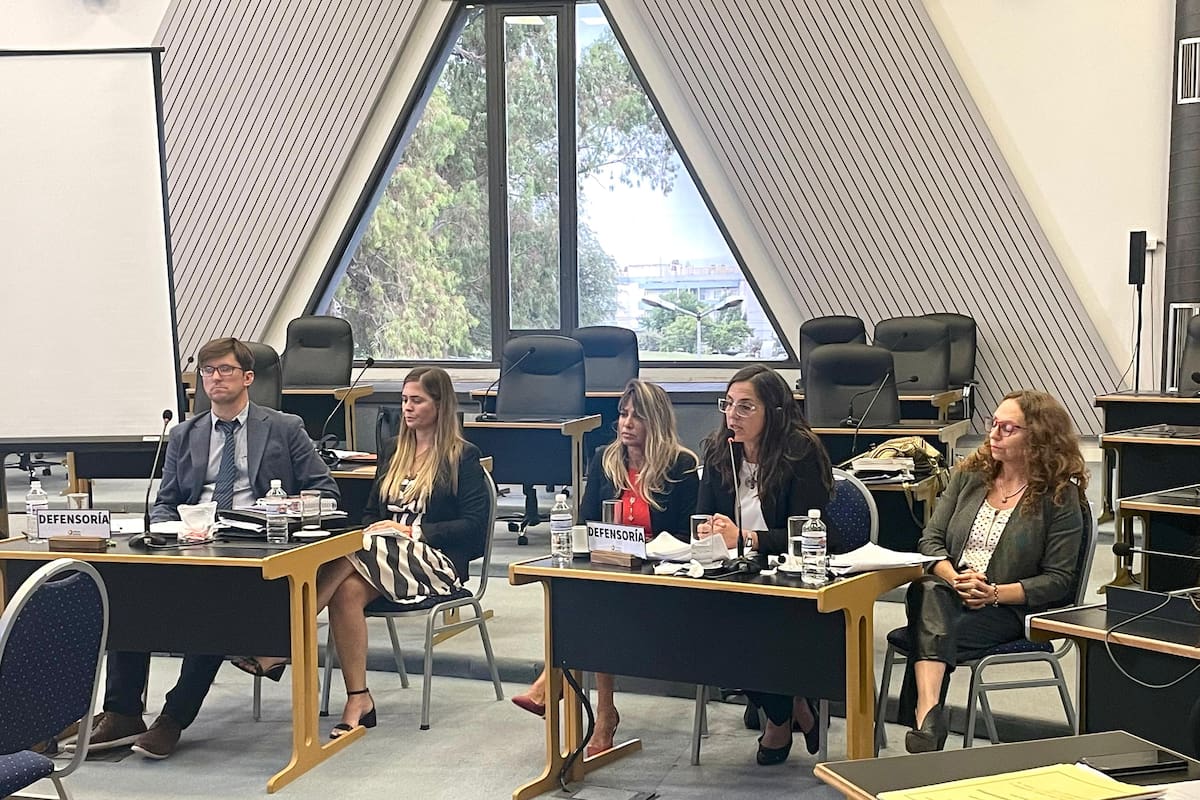 La jueza Ana Clara Pérez Ballester y la defensora Elisa Catán hablaron al concluir los alegatos