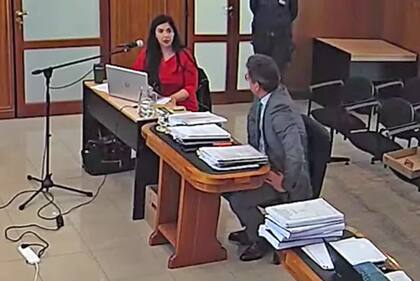 La jueza Suárez el día de su destitución