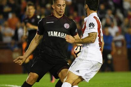 La jugada de Marcone que desató la polémica en River-Lanús en la semifinal de la Libertadores 2017