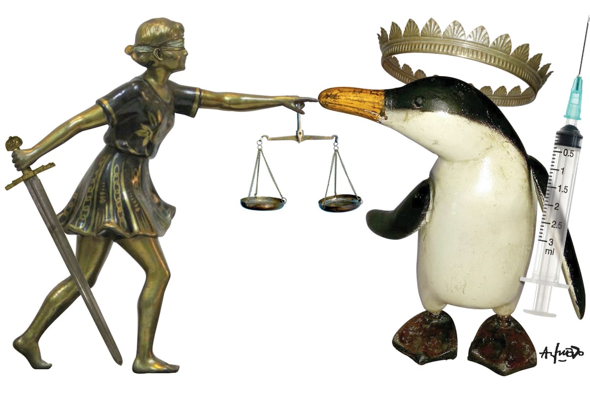 La justicia y la falta de vacunas.