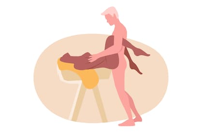 La L, una de las posturas clave para salir de la cama.