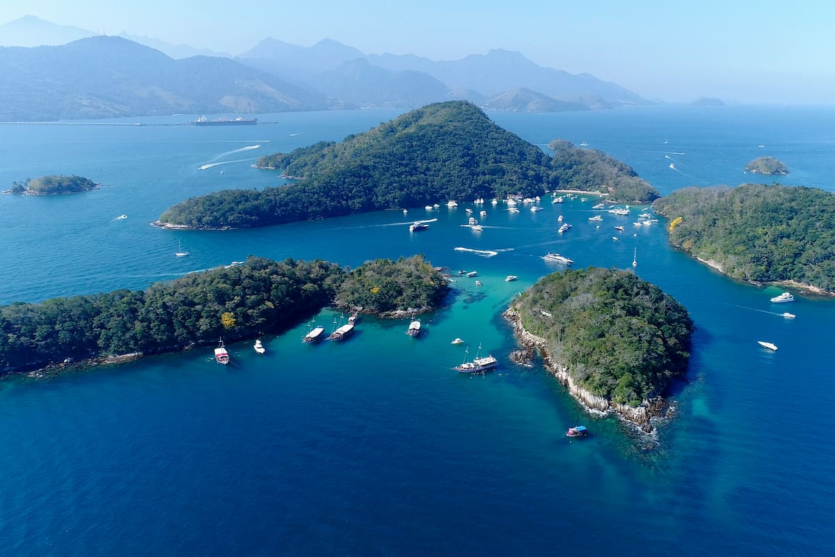 Laguna Azul (Lagoa Azul) en Ilha Grande