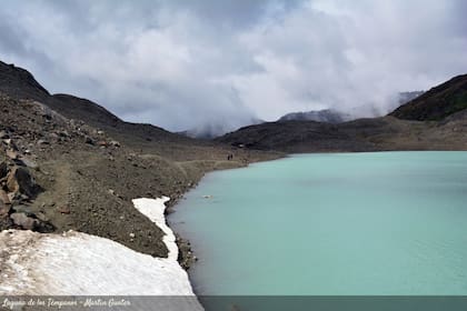 La Laguna de los Témpanos, en el acceso al glaciar Vinciguerra, combina paisajes de alta montaña con sectores técnicos y condiciones imprevisibles