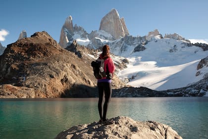 La laguna de los tres en el Parque Nacional Los Glaciares.