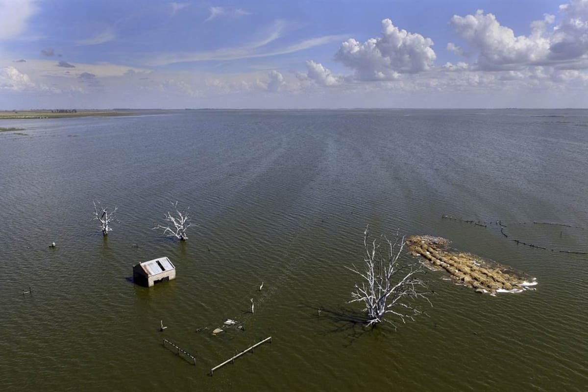La laguna La Picasa en el sur de Santa Fe