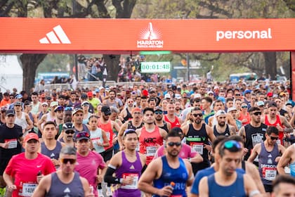 La largada comenzó a las 7 de la mañana en Palermo