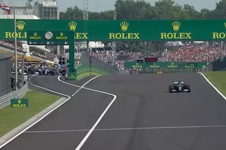 La Fórmula 1 y una imagen insólita en Hungaroring: a cinco años de la vez que Hamilton largó...solo