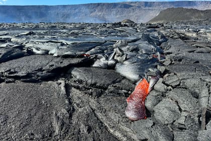 La lava del Kilauea se esparció por el Parque Nacional de los Volcanes de Hawai (Servicio Geológico Nacional de los Estados Unidos)