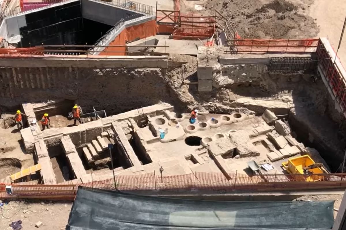 La lavandería data de la segunda mitad del siglo II d.C.