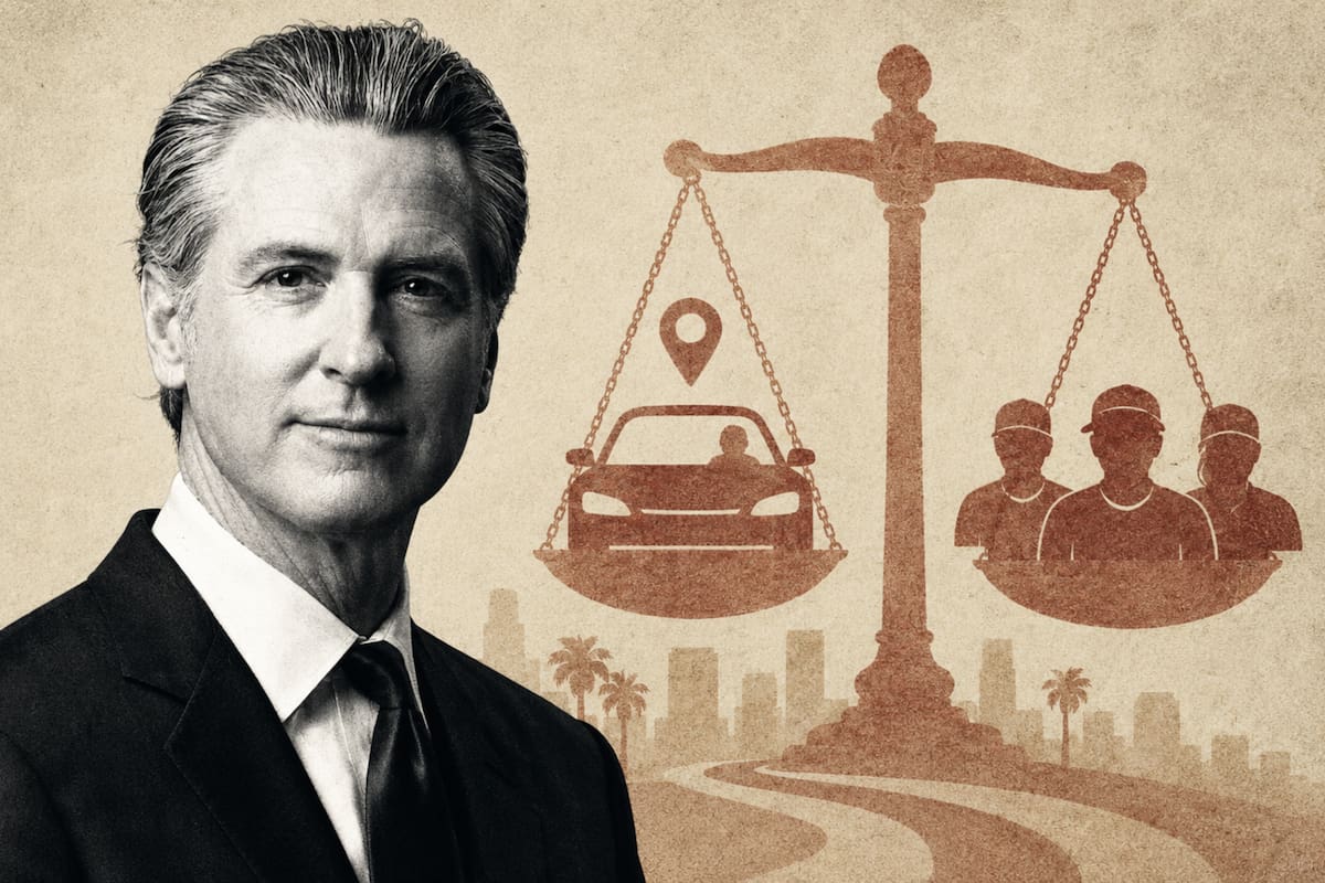 La legislación AB 1340, firmada por el gobernador Gavin Newsom, establece un mecanismo legal para que los conductores de aplicaciones puedan organizarse y negociar colectivamente