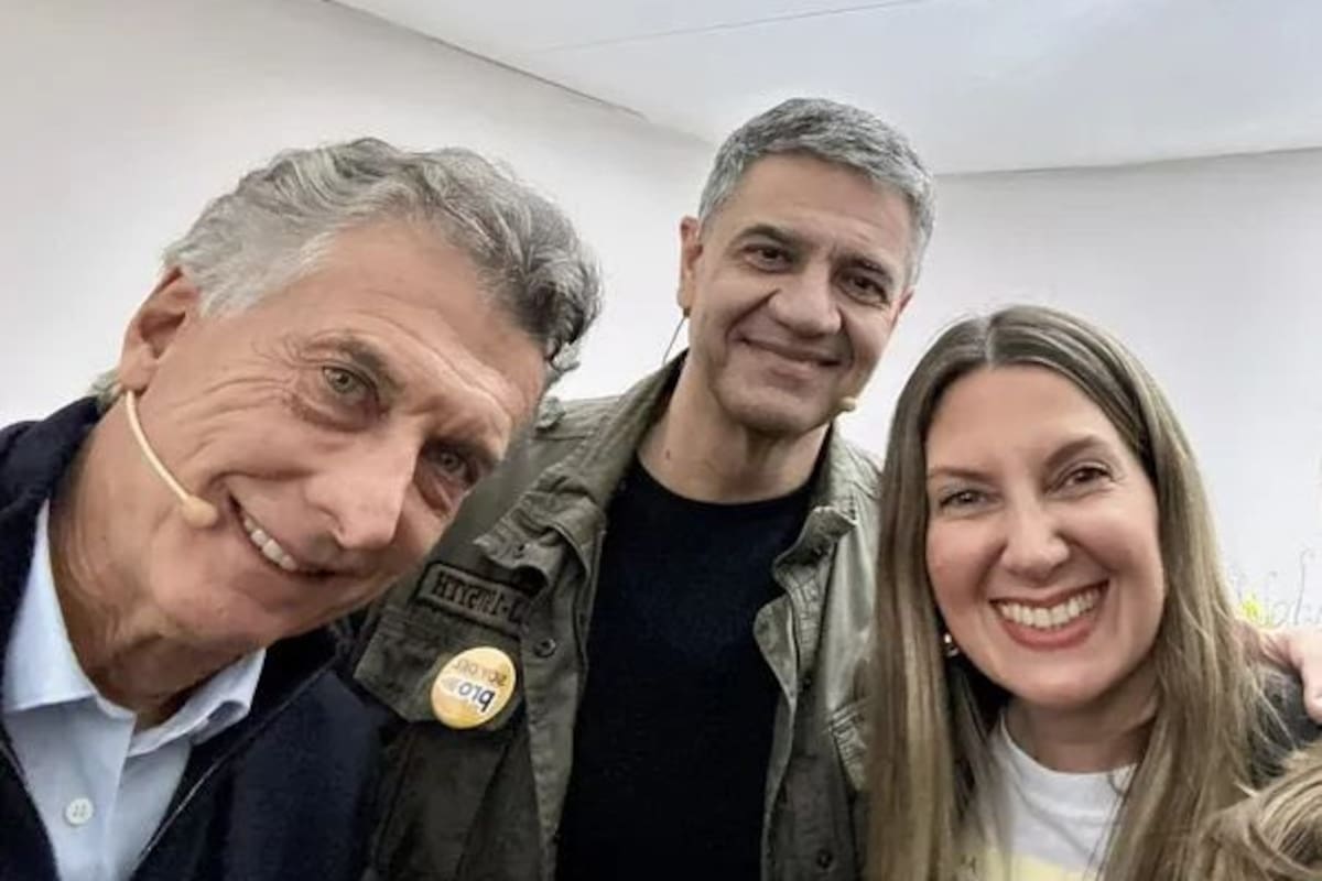 La legisladora porteña electa Silvia Lospennato junto al expresidente Mauricio Macri y el jefe de Gobierno, Jorge Macri