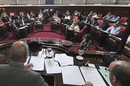 La Legislatura bonaerense, el día que votaron el presupuesto