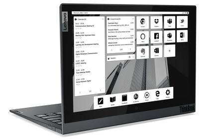 La Lenovo Thinkbook Plus Gen 2 tiene una pantalla de tinta electrónica de 12 pulgadas en su exterior