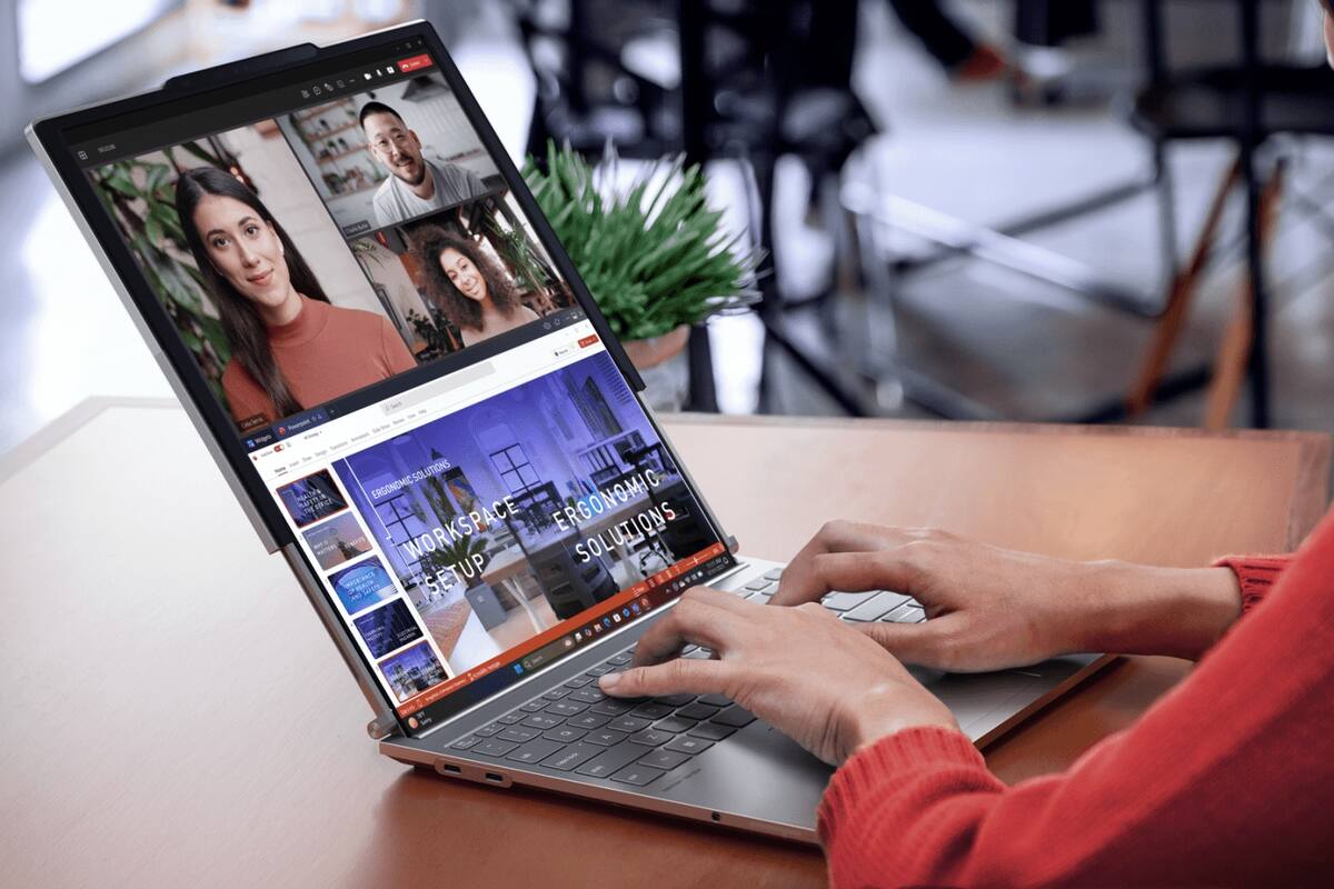 La Lenovo Thinkbook Plus Gen 6 tiene una pantalla de 14 pulgadas que se extiende en forma vertical hasta llegar a los 16,7 pulgadas