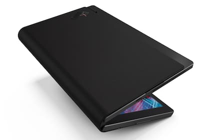 La Lenovo Thinkpad X1 Fold tiene un pantalla flexible