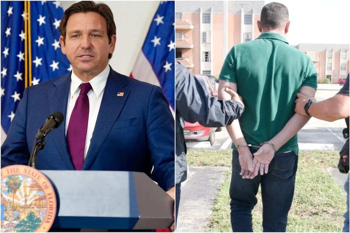 La ley aprobada por DeSantis tipifica como delito el ingreso o reingreso a Florida por parte de extranjeros no autorizados