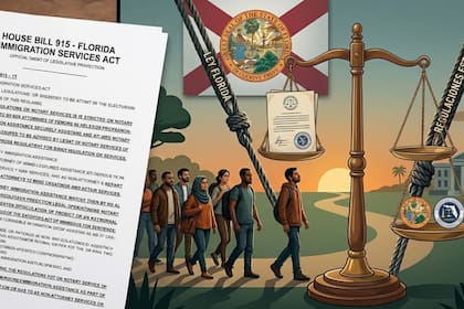 La ley apunta a quienes ofrecen ayuda sin licencia ni autorización legal