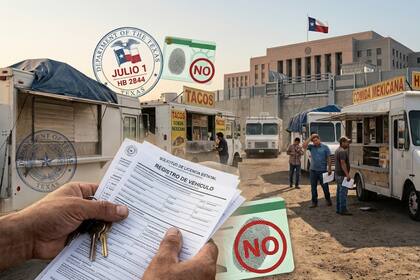 La ley de Texas firmada por Greg Abbott que complicará a migrantes que trabajan como vendedores ambulantes de alimentos
