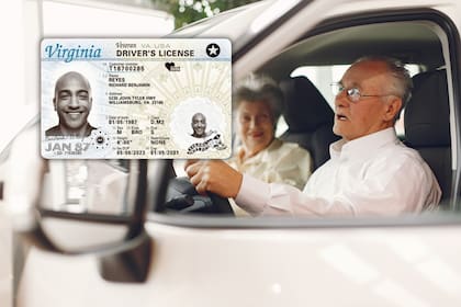 La ley de Virginia establece requisitos específicos de renovación para que los adultos mayores puedan mantener su licencia de conducir