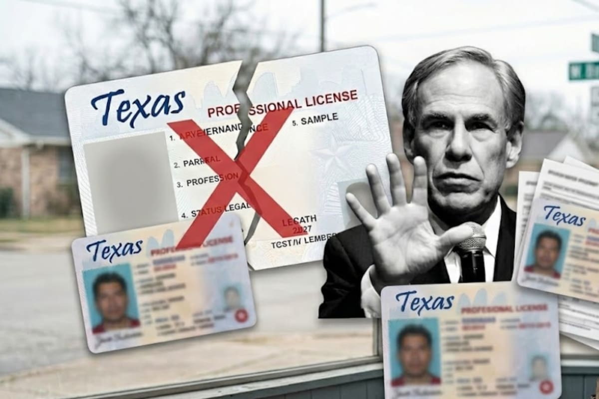 La ley en Texas establece que solo los migrantes que puedan demostrar su presencia legal en EE.UU. serán elegibles para obtener la licencia de conducir
