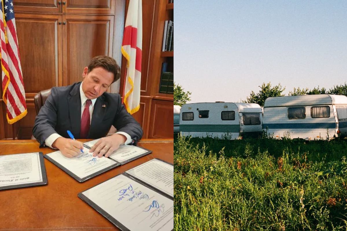 La ley firmada por Ron DeSantis que trae cambios en la forma de emitir cobros fiscales a propietarios de casas rodantes