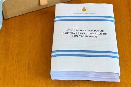 La ley que envió Milei al Congreso