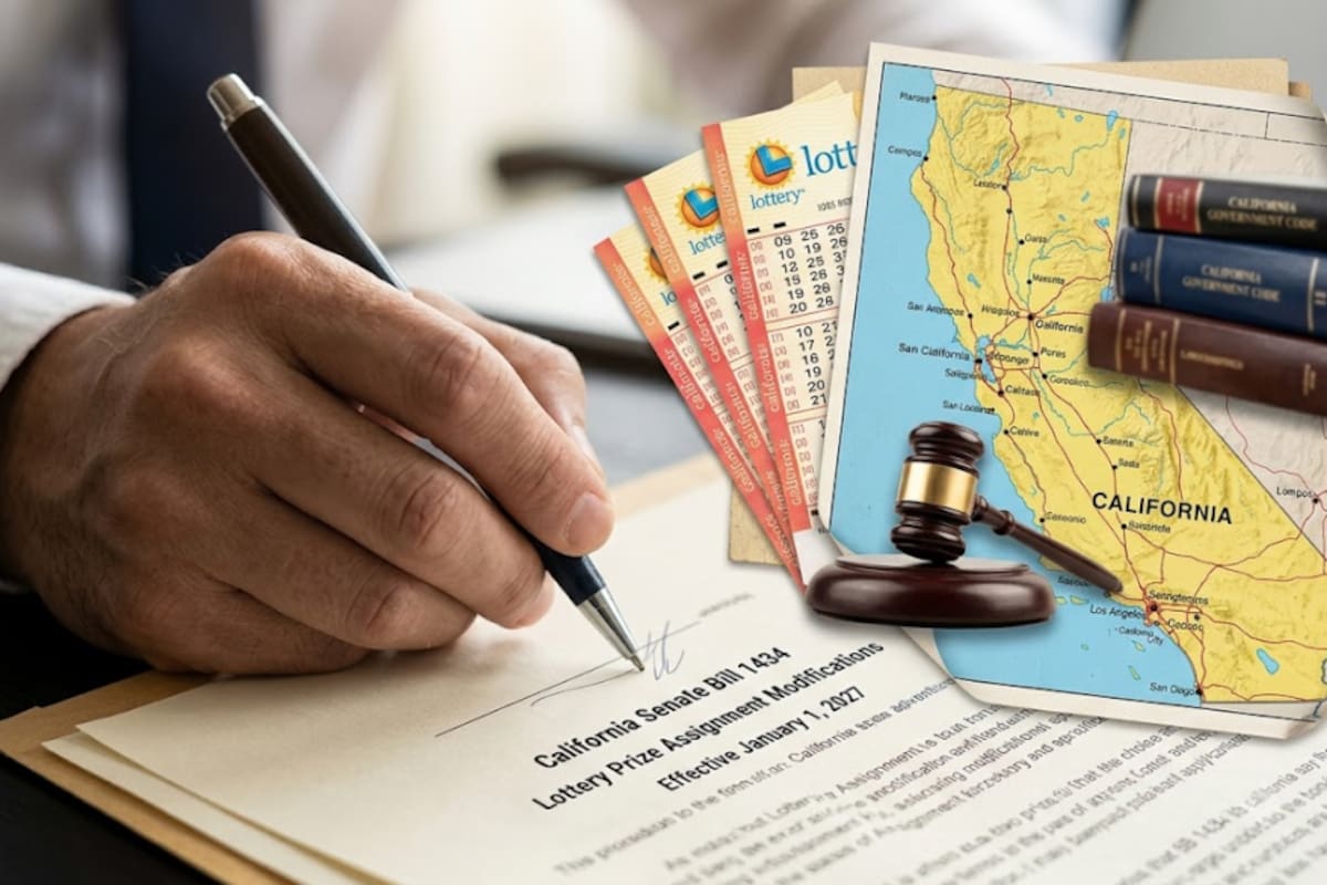 La ley SB 1434 que impacta en la lotería y cambia las reglas para cobrar los premios en California