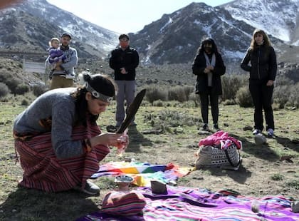 La liberación se concretó con una ceremonia ancestral, a cargo de la comunidad Inca Colla