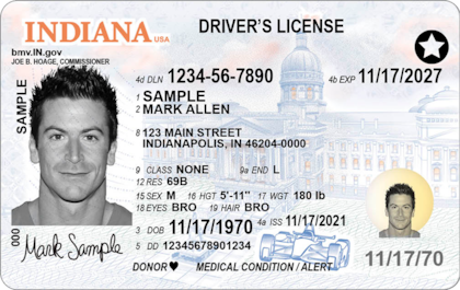 La licencia de conducir estándar solo puede obtenerse en Indiana tras cumplir 21 años