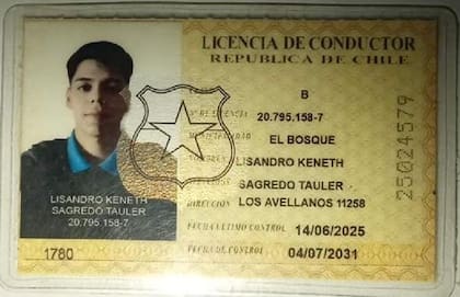 La licencia de conductor con datos falsos que mostró Demis en Buenos Aires y que derivó en la sospecha de la Policía de la Ciudad