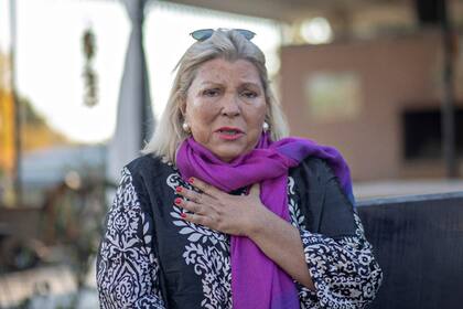 La líder de la Coalición Cívica, Elisa Carrió