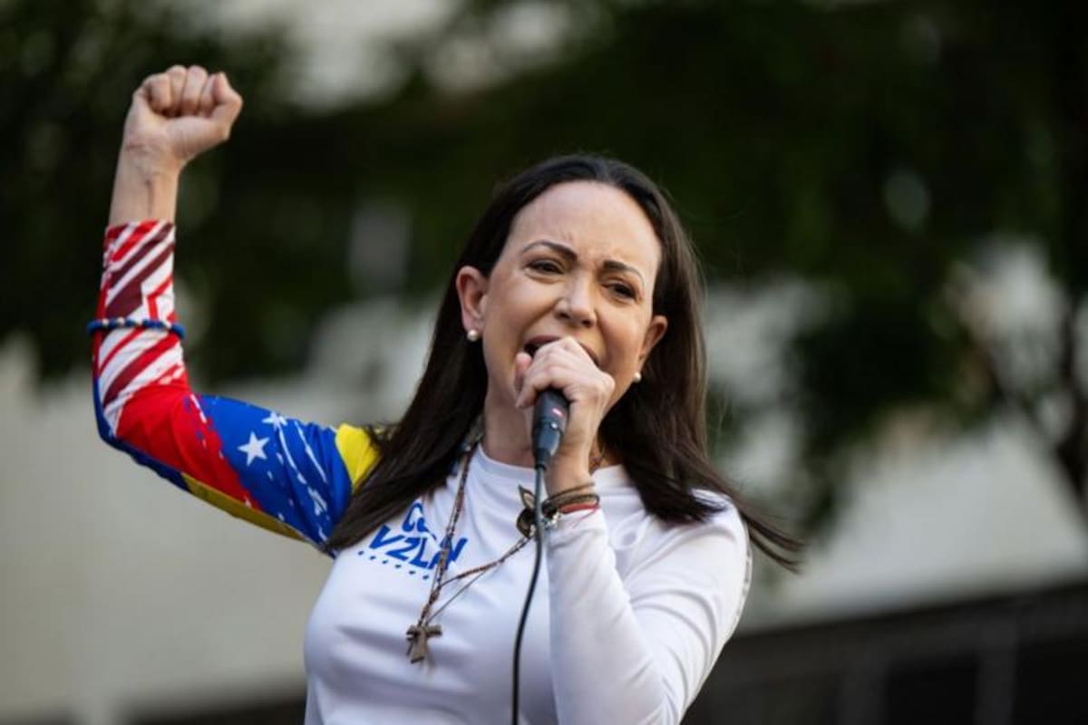 La líder de la oposición venezolana, María Corina Machado