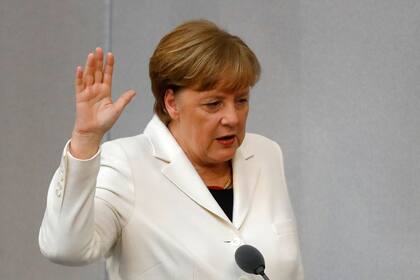 La líder del partido conservador juró hoy tras la votación del Parlamento