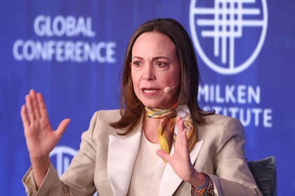 La líder opositora María Corina Machado vive en el exilio desde el fraude electoral de 2024 que impidió la victoria contra el chavismo