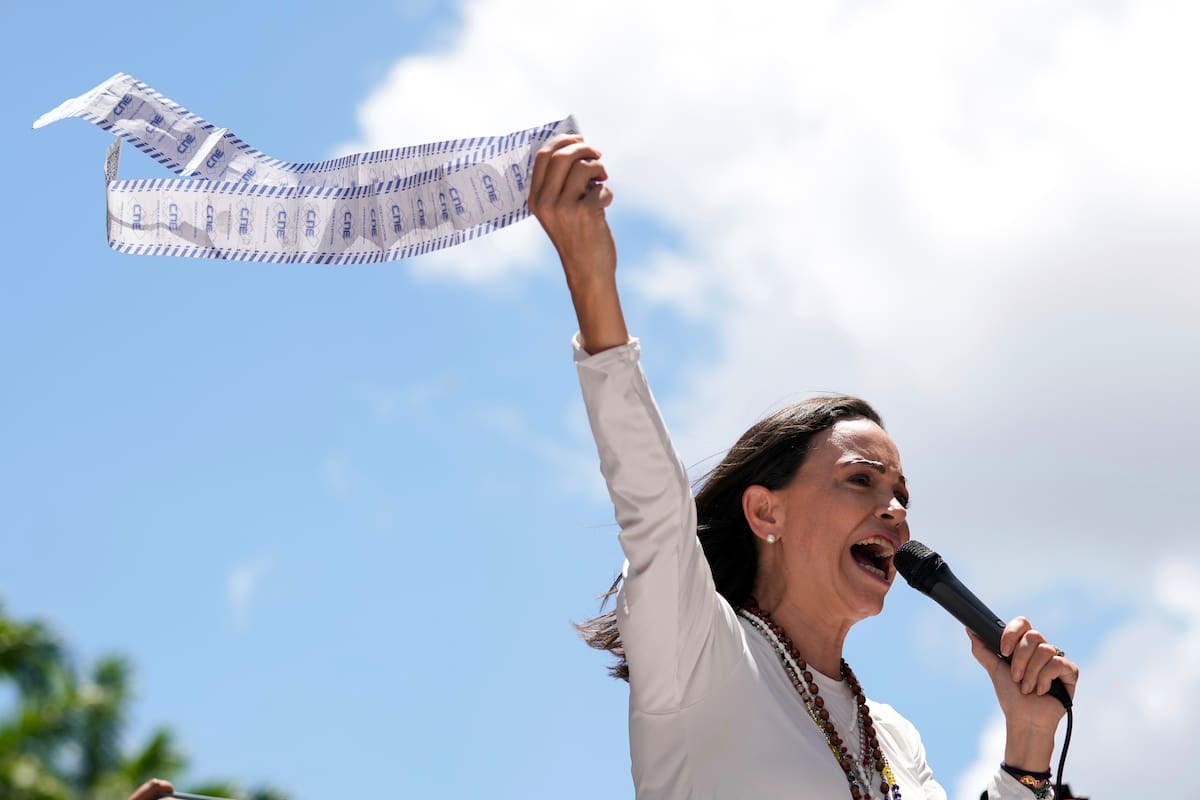 La líder opositora venezolana María Corina Machado.