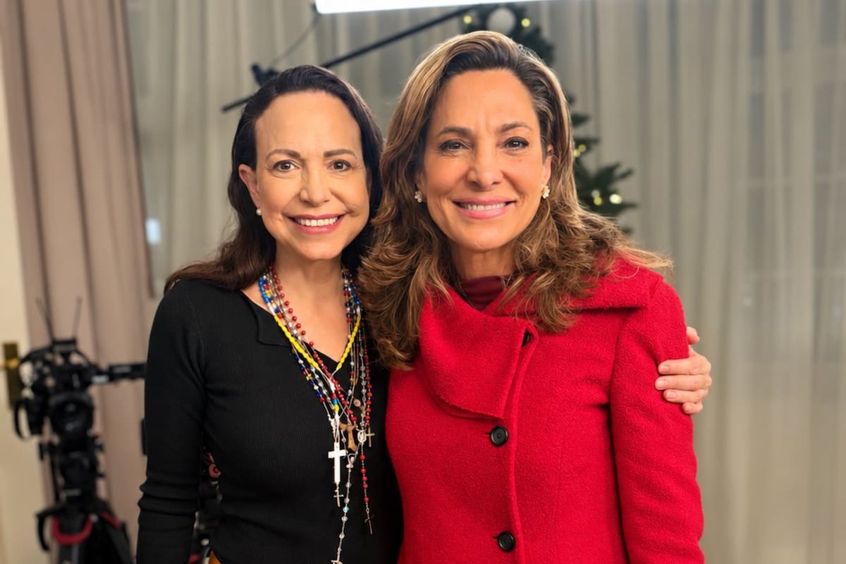 La líder opositora venezolana María Corina Machado expresó públicamente su respaldo a la congresista republicana María Elvira Salazar