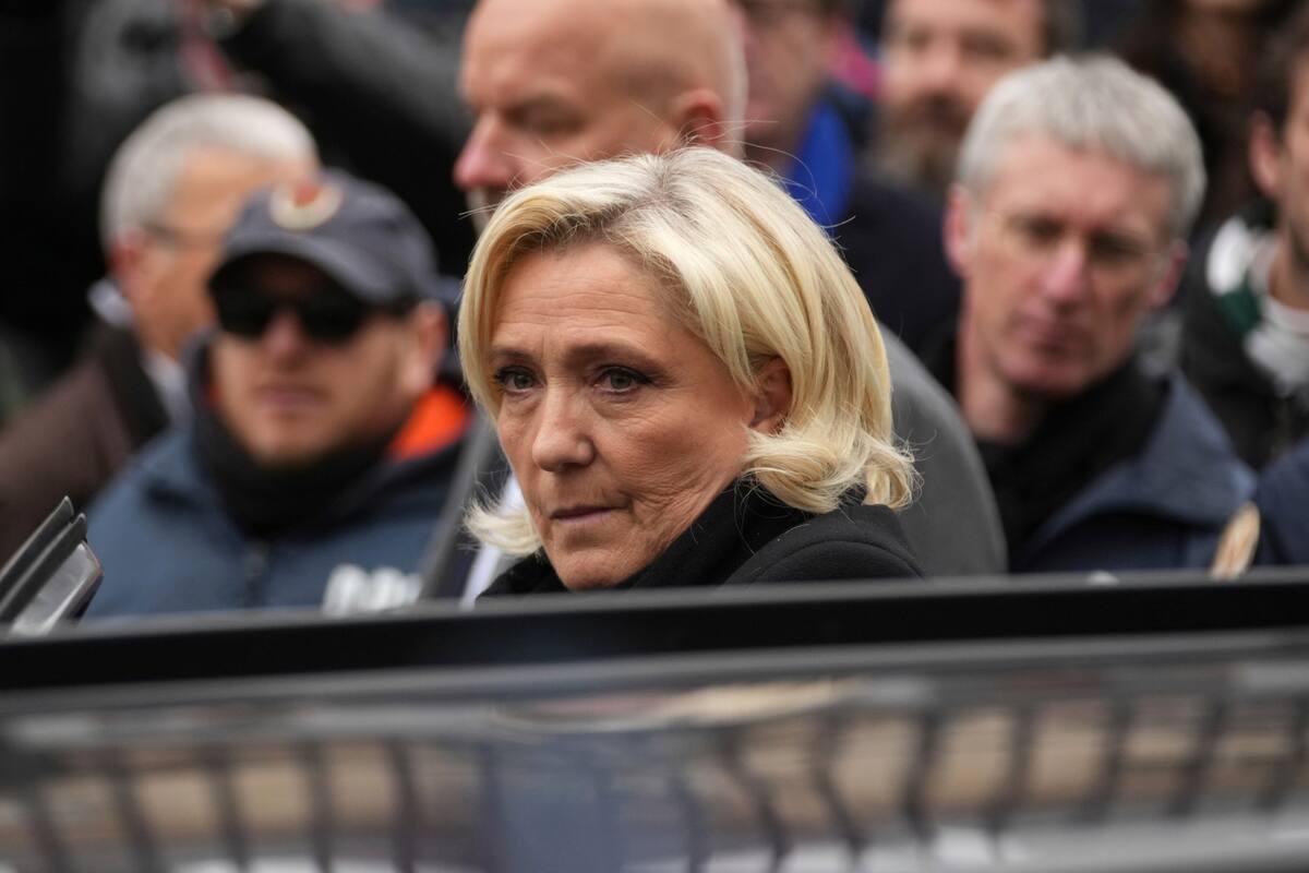 La líder ultraderechista Marine Le Pen