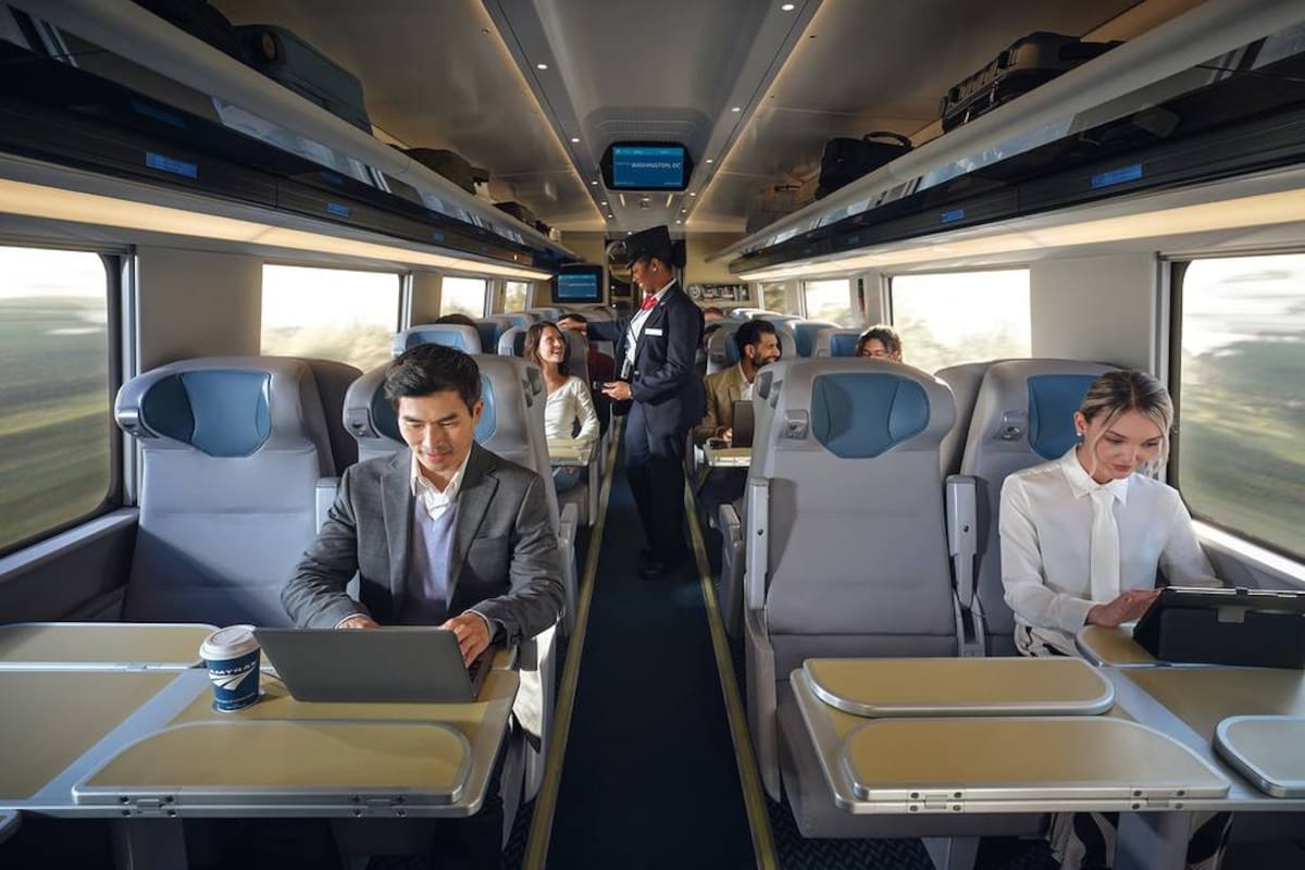 La línea Acela une las principales ciudades del noreste en un solo trayecto, sin transbordos y con paradas en centros urbanos clave