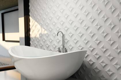 La línea "Wave" es casi una vía para apostar todo a la pared, asegurando unos resultados asombrosos. Los acabados pueden ser mate, brillantes, lisos o texturados, y resultan aptos tanto para baños y cocinas como para livings, comedores e incluso dormitorios.
