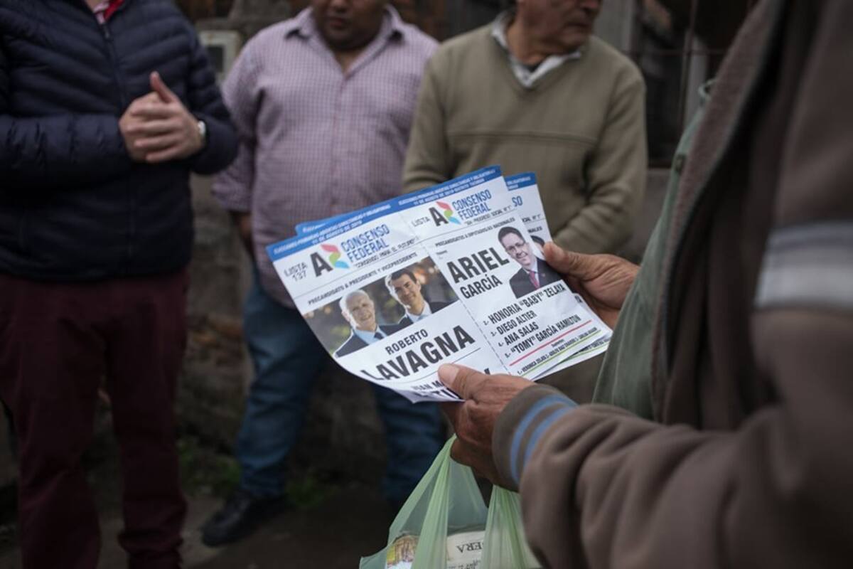 La lista "A" de Consenso Federal, que García Hamilton integra junto al legislador provincial Ariel García