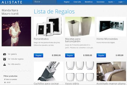 La lista de casamiento, para todos los bolsillos