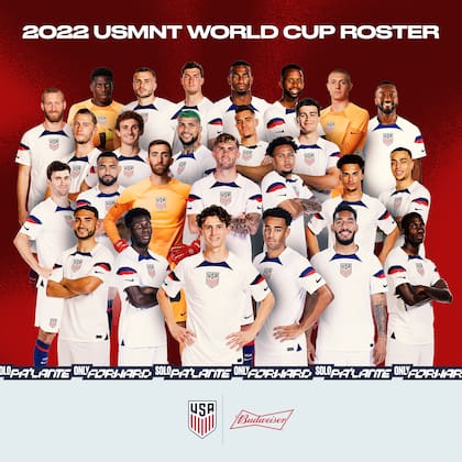 La lista de convocados de Estados Unidos para el Mundial Qatar 2022; Christian Pulisic, la figura