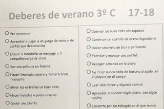 Dejó la mejor tarea para sus alumnos en vacaciones y provocó aplausos